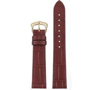 BLUEZY Correa De Cuero Ultrafina Mujer 15 Mm-20 Mm Repuesto De Correas De Reloj Compatible con Pulsera De Liberación Rápida Cartier Santos-Dumont Swarovski B2,17mm