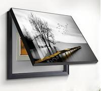 BLUEZY Cuadro Electrico Tapa Contadores Caja Medidor Electrico Decorativa Cubrir Panel Eléctrico Cubiertas para Paneles De Disyuntores Panel Decorativo De Pared For Caja Eléctrica A19,60 * 50cm