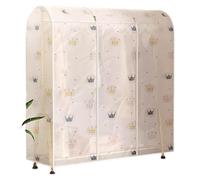 BLUEZY Funda Protectora Perchero Burro Portátil, Cubierta Antipolvo De Ropa Cubierta De Perchero Transpirable, Protectores De Ropa Funda De Ropa para Armario De Dormitorio 110x50x150cm