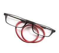 BLUEZY Gafas Graduadas Imantadas De Lectura, Presbicia para Colgar del Cuello Ajustable, Gafas De Presbicia con Iman para Hombre Y Mujer E,175