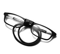 BLUEZY Gafas Graduadas Imantadas De Lectura, Presbicia para Colgar del Cuello Ajustable, Gafas De Presbicia con Iman para Hombre Y Mujer B,200