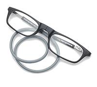 BLUEZY Gafas Graduadas Imantadas De Lectura, Presbicia para Colgar del Cuello Ajustable, Gafas De Presbicia con Iman para Hombre Y Mujer F,275