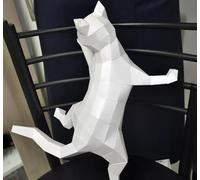 BLUEZY Modelo De Papel 3D, Cat Papercraft, Kit De Manualidades De Gato DIY, Escultura De Papel 3D, Precortado Artesanía De Papel Hecho A Mano Juego De Plantillas De Bricolaje B