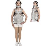 BLUEZY Ortesis De Torácico Cervical, Corrector De Cifosis, Scoliosis Back Brace Ajustable Cabeza Cuello Pecho Aparato Ortopédico Fijo Dispositivo De Tracción Torácica Cervical M