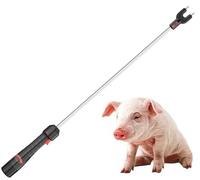 BLUEZY Picana Eléctrica, Herramienta para Dirigir Cerdos, Arreo De Animales, Impermeable Manejo Sencillo, Granjas Pequeñas Medianas, Látigo para Cerdos, Porcino Y Bovino 85cm