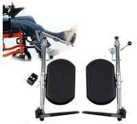 BLUEZY Reposapiés Elevadores Universales para Sillas De Ruedas Reposapiés Compuestos con Soportes Acolchados para Pantorrillas para Sillas De Ruedas Se Adapta A La Mayoría A Pair