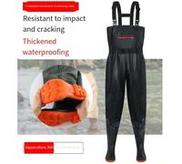BLUEZY Vadeadores De Pesca con Botas Vadeador De Pecho Alto Adecuados para Obras, Pesca, Granjas, Jardines, Peto Impermeables, Transpirables para Hombre Y Mujeres A,46