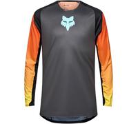 FOX Flexair Grid Maillot de motocross, negro-naranja, tamaño XL para Hombres