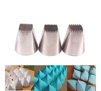 BLUGUL 3pcs Cuadrado Trajes de Consejos de Pastelería, para Hornear Juego Decoración Cupcakes Galletas