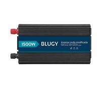 Blugy Inversor 12V 1500W onda modificada con opción de control remoto, caravana
