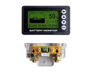 Blugy Monitor Baterias con Shunt 500A Alarmas compatible Litio AGM GEL