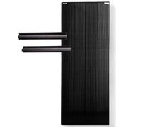 BLUGY Panel Solar Monocristalino 250W, Negro, Rígido, 1890x668x30mm, con Soportes de Montaje, Voltaje 20.98V, Corriente 11.91A