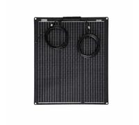 Blugy Panel Solar Semiflexible 60W BGSFP60, monocristalino 24,8% eficiencia, ultraligero, transitable, curvable, IP68, ideal para barcos, camper y náutica