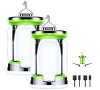 Blukar Lámpara Camping, Linterna de Camping Led Recargable - 7 Modos Lluminación 60 LED Super Brillante Lampara Camping Más de 10 Horas de Duración de La Batería para Camping, Emergencia, Pesca, etc