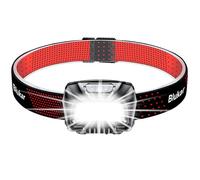 Blukar Linterna Frontal LED Recargable, 2000L Linterna Cabeza Super Brillante con Control de Sensor & Luz Rojo - 6 Modos, IPX5 Impermeable, 30 horas de Funcionamiento para Camping, Correr etc.