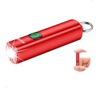Blukar Mini Linterna LED Recargable, Super Brillante Portátil EDC Linternas Llavero, 3 Modos de Iluminación, IPX6 Impermeable, Flashlight de Mano con Función de Memoria para Emergencias, Camping etc
