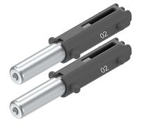 Blum 22K2024 - Amortiguador para herrajes de tapa Aventos HS HL - Blumotion - Amortiguador de puerta de repuesto para soporte de aleta de almacenamiento de energía, 2 x tipo 02