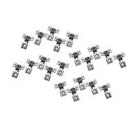 Blum 38N355B.08 Bisagras compactas de 1/2 pulgada superpuestas de 105 ° con Blumotion, paquete de 20