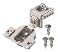 Blum 39 C355b.20 1 - 1/4 "superposición Bisagra de cierre suave armario, Pack of 50, 50