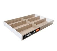 Blum AMBIA-LINE cubertero | organizador de cajón premium para cocinas modernas | protege, ordena y organiza cubiertos con claridad | con pies antideslizantes | 47 × 30 × 5 cm | Roble Bardolino