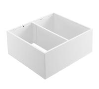 BLUM AMBIA-LINE - Marco de extensión frontal de NL270 mm, acero blanco satinado