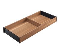 Blum AMBIA-LINE Marco para cajones de cocina, ancho 200 mm, longitud 472 mm, altura 50 mm, con base, diseño de madera - Tennessee Nuss, 1 unidad organizador de cocina