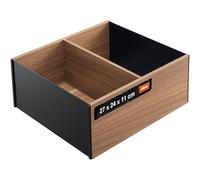 Blum AMBIA-LINE organizador de cajón en decorado madera premium | ideal cocina, baño, vestidor | uso modular y sujeción segura con pies antideslizantes | 27×24×11 cm | Nogal Tennessee