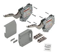 Blum Aventos HK-S 220-500 - Herraje para tapa con placa de montaje, color gris claro