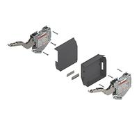 Blum Aventos HK S Tip-On 960-2115 - Bisagra plegable con mecanismo de elevación, herraje elevado, depósito de fuerza, color gris