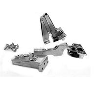 Blum BLUMOTION - Bisagras de cierre suave, 110 grados, cierre automático, sin marco, con placas de montaje (inserto, 8 unidades) Blum