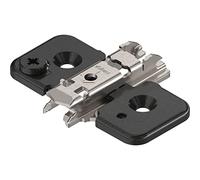 BLUM CLIP Onyx - Placa de montaje en cruz, HV: excéntrica, distancia 0 mm