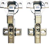 Blum Clip Top BLUMOTION 110 Grado Semisolapado Bisagra 71MB3650 Automática con Amortiguación Integrada Mecanismo de Cierre Automático para Puerta Mueble Armario Hecho en Austria 2 Pcs