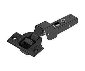 BLUM CLIP top BLUMOTION negro mueble bisagra 110°, 9,5mm coronado, tornillos