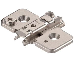 Blum clip Top sin marco de acero niquelado cam-mounting placa (Pack de 5)