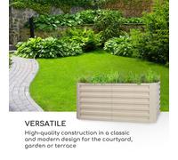 Blum High Grow Straight Jardinera elevada 100 x 60 x 60 cm 432 litros acero Blumfeldt