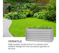 Blum High Grow Straight Jardinera elevada 120 x 60 x 60 cm 432 litros acero Blumfeldt