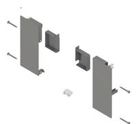 BLUM MERIVOBOX - Soporte frontal para cajón interior, altura K, color gris indio mate
