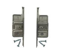 Blum Metabox ZSF.1700 R+L - Soporte de fijación frontal para cajón, níquel, derecho e izquierdo, atornillable, 1 par