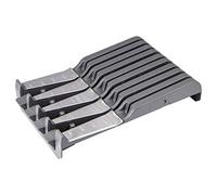 Blum Tandembox ZSZ.02M0 - Organizador de cuchillos de cocina para cajones y cajones de cocina, plástico gris orion mate - acero inoxidable mate, profundidad: 260 mm, 1 unidad