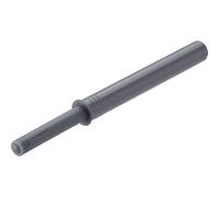 Blum Tip On - Herraje largo para puertas para taladrar con imán (plástico, color gris platino)
