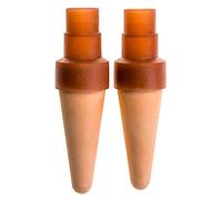 Blumat Adaptador de Botella XL con Picos de riego automático para Plantas de Interior, Picos de Terracota y estacas de riego automático para Plantas de Exterior (Paquete de 2)