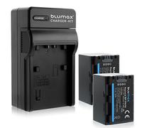 Blumax 2X NP-FH70 1400mAh + Ladegerät NP-FH70 | passend zu diversen Sony Kameramodellen