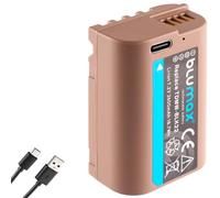 Blumax Batería compatible con Panasonic DMW-BLK22 | 2600 mAh -| DMW-BLK22E con USB tipo C para Lumix DC - G9 II / GH5 II GH7 / S5 II-X/DC-S9 II S9 II S9 II