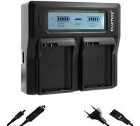 blumax Cargador LCD dual para Nikon EN-EL15c EN-EL15b EN-EL15a EN-EL15 - El cargador es compatible con Nikon D500 D850 D7500 Z8 Z7 II Z6 III Z5 Zf