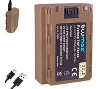 Blumax Gold - Batería de repuesto para Sony NP-FZ100 (2250 mAh) con puerto de carga USB tipo C, sensor NTC y carcasa V1, para Sony FX30-7 IV 7c 7RIV 7RV 7RIII ZV-E1
