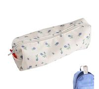 Blumen Federmäppchen Etui - Bunte Stiftetasche, Schreibwaren Organizer | Federmäppchen Blumen Motiv, Hochwertiges Blumenmuster Federtasche Mit Reißverschluss Für Schule Büro Und Alltag Nutzung