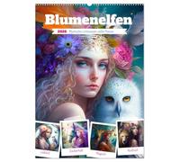 Blumenelfen. Mystische Lichtwesen voller Poesie (Wandkalender 2026 DIN A2 hoch), CALVENDO Monatskalender: Willkommen im magischen Reich der Elfen!