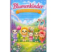 Blumenkinder: Kleine Herzen, große Träume. Ein zauberhaftes Ausmalbuch voller Fantasie, Abenteuer und Glück! Die Blumenmädchen möchten dich daran erinnern, wie wichtig kleine Glücksmomente sind!