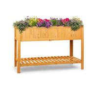 Altiplano Cubic Maceta elevada 150 x 100 x 50 Madera de pino Fieltro ErgoGrow