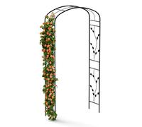 Arco de rosas FloraBelle Curve | motivos de hojas decorativos | resistente a la intemperie | ayuda para trepar